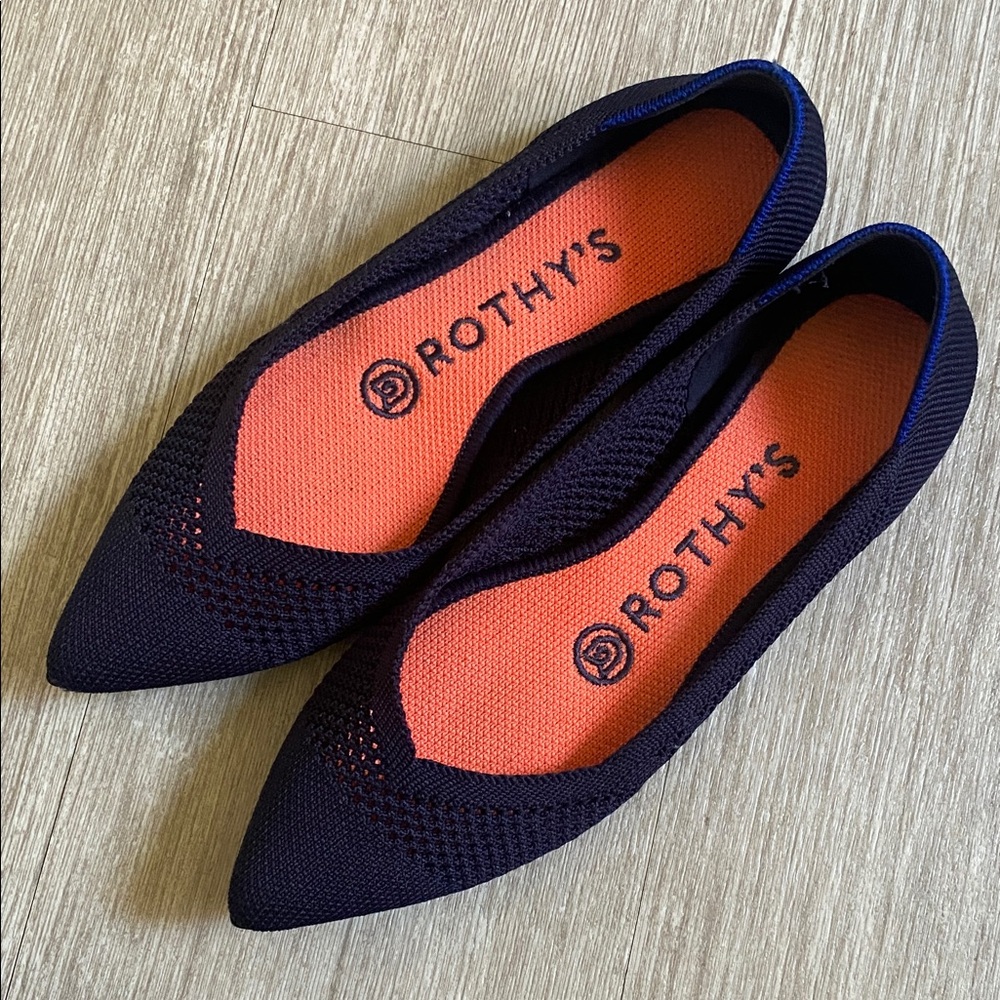 Rothy's The Point Blue Flats